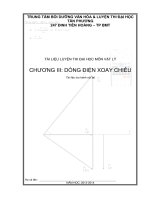 dòng điện xoay chiều - lí thuyết và bài tập