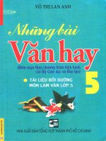 Những bài văn hay lớp 5   võ thị lan anh