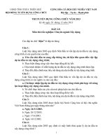 Thi tuyển công chức chuyên ngành xây dựng