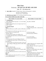 Giáo án môn Toán lớp 4_Trọn bộ cả năm học.