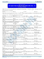 đại cương về dao động điều hòa số 3