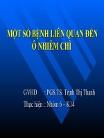 Một số bệnh liên quan đến ô nhiễm chì