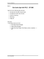 Các bước lập trình PL s7 300