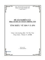 TÌM HIỂU VỀ IDS VÀ IPS