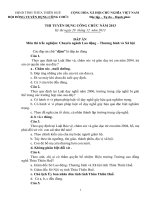 Thi tuyển công chức chuyên ngành lao động – thương binh và xã hội