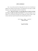 phân tích tài chính và các giải pháp nâng cao năng lực tài chính của công ty cổ phần giao nhận vận tải quốc tế