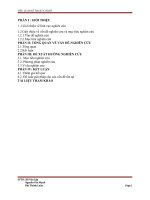 phân tích và đánh giá gói phần mềm ANSYS Workbench