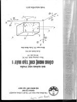 bài giảng học phần công nghệ chế tạo máy