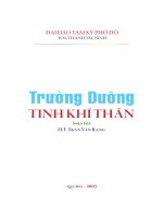 Trường Dưỡng Tinh Khí Thần