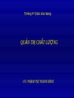 quản trị chất lượng theo iso
