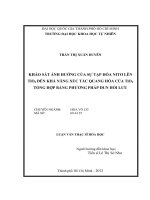 KHẢO SÁT ẢNH HƯỞNG CỦA SỰ TẠP HÓA NITƠ LÊN  TiO2 ĐẾN KHẢ NĂNG XÚC TÁC QUANG HÓA CỦA TiO2 TỔNG HỢP BẰNG PHƯƠNG PHÁP ĐUN HỒI LƯU