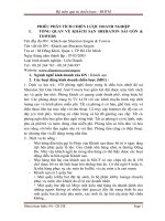 Phân tích chiến lược kinh doanh của khách sạn sheraton sài gòn  towers