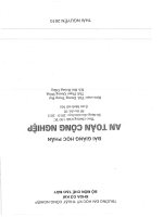 bài giảng môn an toàn công nghiệp