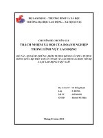 so sánh những điểm tương đồng và chưa tương đồng giữa bộ tiêu chuẩn tnxh về lao động sa 8000 với bộ luật lao động việt nam