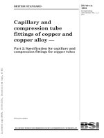 BS 864 2 1983 capillary and compression tube fittings of copper and copper alloy