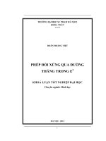Phép đối xứng qua đường thẳng trong E2 khóa luận tốt nghiệp