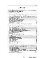 Sử dụng Maple trong thống kê khóa luận tốt nghiệp