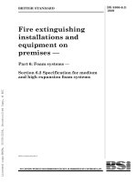 BS 5306 6 2 1989 fire extinguishing installations and equipment on premises