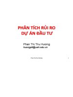 phân tích rủi ro dự án đầu tư