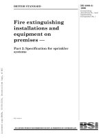 bs 5306-2-1990  fire extinguishing installations and equipment on premises
