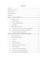 Phân tích chất lượng hệ thống ofdm  mimo dựa trên biến đổi wavelet