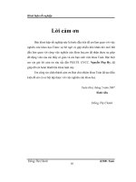 Làm đầy một không gian định chuẩn khóa luận tốt nghiệp