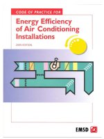 code of practice for energy efficiency of air conditioning installations