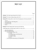 báo cáo tự học chuyên đề áp suất