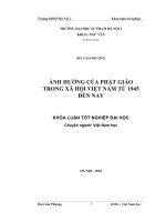 Ảnh hưởng của Phật giáo trong xã hội Việt Nam từ 1945 đến nay