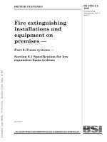 bs 5306-6.1-1988 fire extinguishing installations and equipment on premises