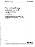BS 5306 8 2000 fire extinguishing installations and equipment on premisess