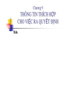 thông tin thích hợp cho việc ra quyết định