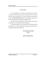 Chéo hoá ma trận khóa luận tốt nghiệp