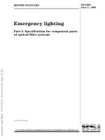 bs 5266 -5-1999 emergency lighting