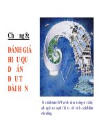 cách đánh giá hiệu quả của một dự án đầu tư