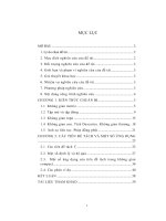 Các tiên đề tách và một số ứng dụng khóa luận tốt nghiệp