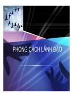 tổng quan các phong cách lãnh đạo hiện nay