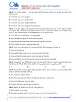 Li thuyết chọn lọc Hóa Học