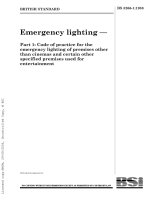 bs 5266-11988 emergency lighting