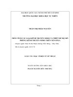 Phân tích các loại kênh truyền mimo và thiết kế bộ mô phỏng kênh truyền mimo trên nền fpga