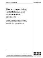 bs 5306-3-2003 fire extinguishing installations and equipment on premises