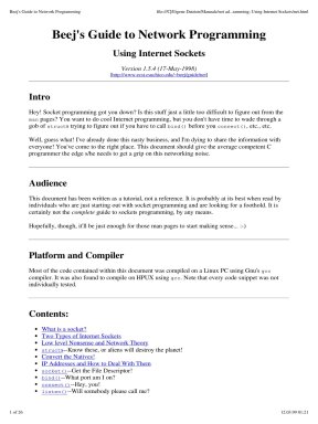 Giáo trình lập trình Socket với C++ C++ Socket Programming