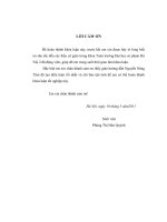 Khóa luận tốt nghiệp định lý tách tập lồi và ứng dụng