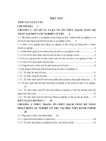 phương hướng và giải pháp hoàn thiện tổ chức hạch toán kế toán hoạt động sự nghiệp có thu tại học viện hành chính