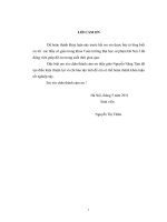 Khóa luận tốt nghiệp ánh xạ weingarten và một số vấn đề liên quan