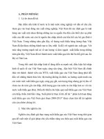 phân tích hoạt động xuất khẩu gạo của việt nam giai đoạn 2000 2013