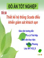 thiết lế hệ thống scada điều khiển giám sát khách sạn