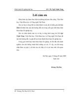 Nghiên cứu nâng cao độ bền lão hóa của vật liệu của vật liệu Poly Propylen (PP)