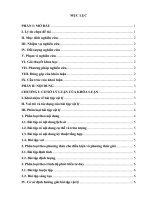 KHÓA LUẬN TỐT NGHIỆP ĐẠI HỌC PHÂN LOẠI VÀ GIẢI BÀI TẬP CHƯƠNG I, II TRONG CHƯƠNG TRÌNH VẬT LÍ PHÂN TỬ VÀ NHIỆT HỌC