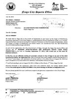 1ST REGIONAL INTER COLLEGIATE AND INTER HIGH SCHOOL CHEER DANCE COMPETITION